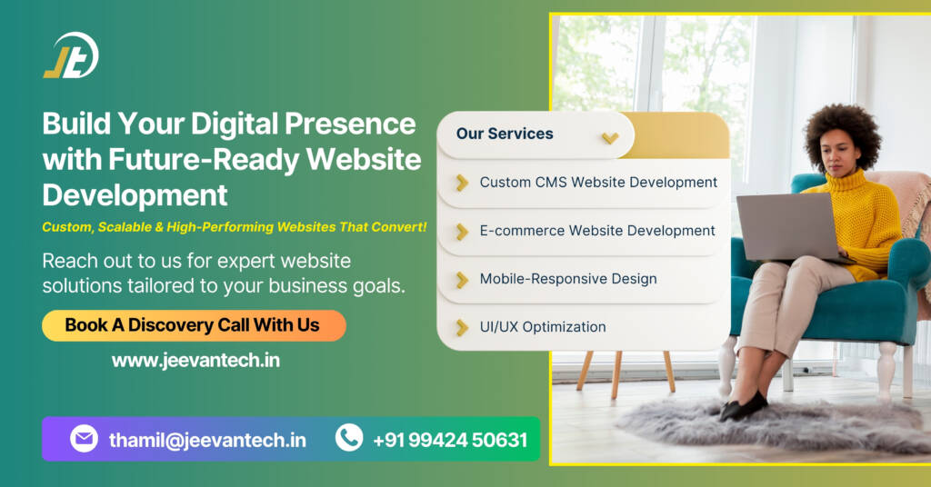 Expert Customized Web Development Solutions in Coimbatore